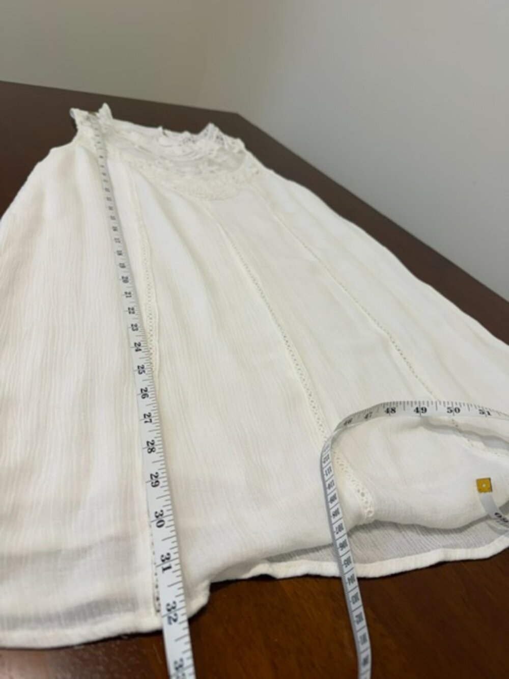 Save By The Dress White Sleeveless Lagen Look Dress Tunic Size S. - Picture 11 of 16